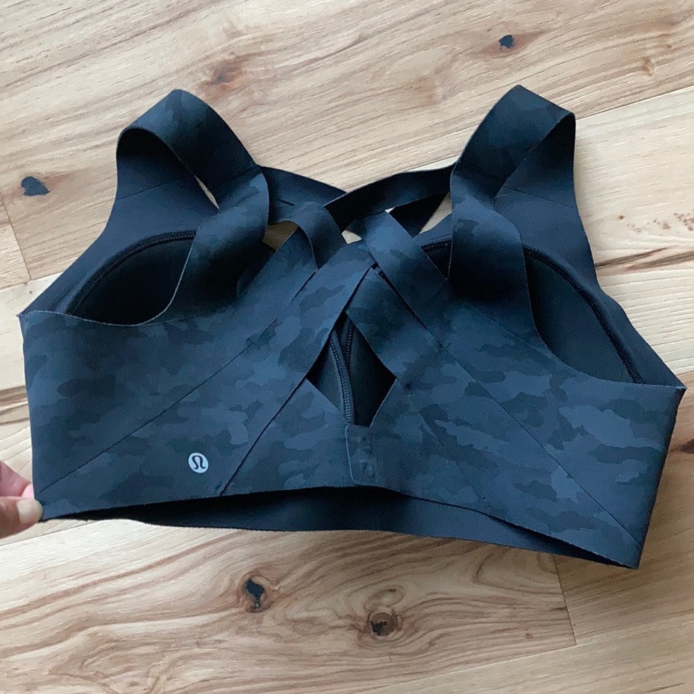 Lululemon high support sports bra camouflage